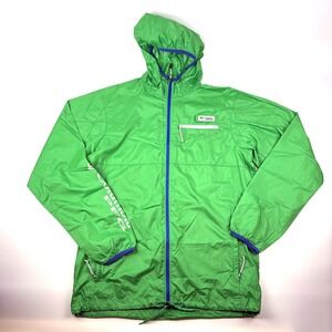 Columbia PFG Packable Windbreaker Mens Sz S Green Performance Fishing Gorpcore